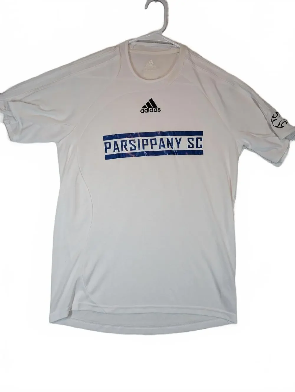 Adidas Parsippany SC Soccer Jersey White Mens Small